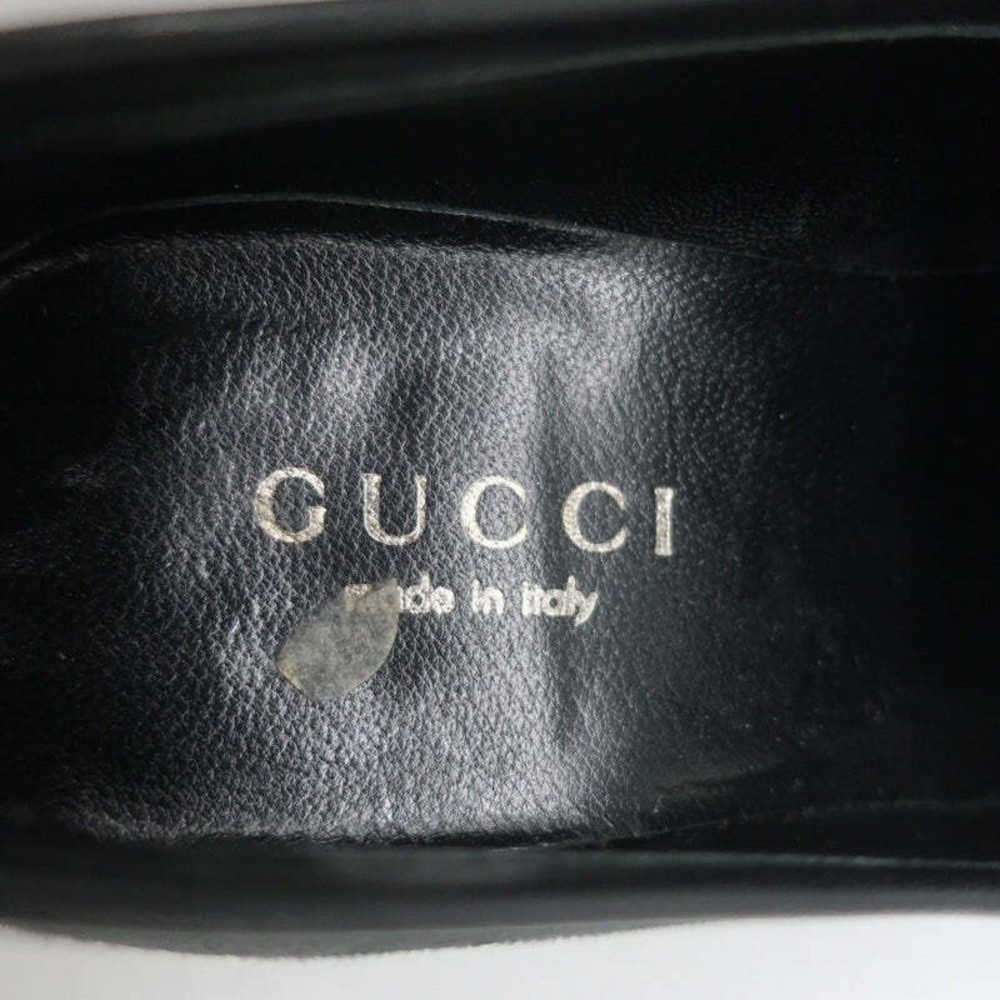 Gucci GG Canvas Horsebit Loafers Black Size 7.5 - Picture 9 of 11